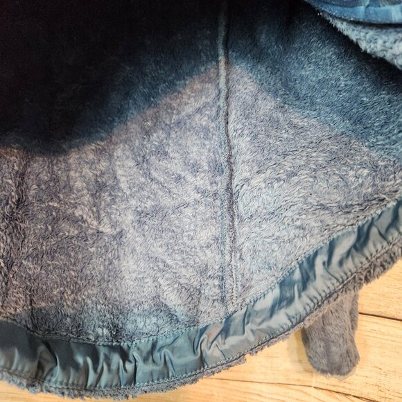 The North Face Blue Gray Osito Fuzzy Fleece Jacket Women's Size S/P Full Zip - Picture 8 of 16